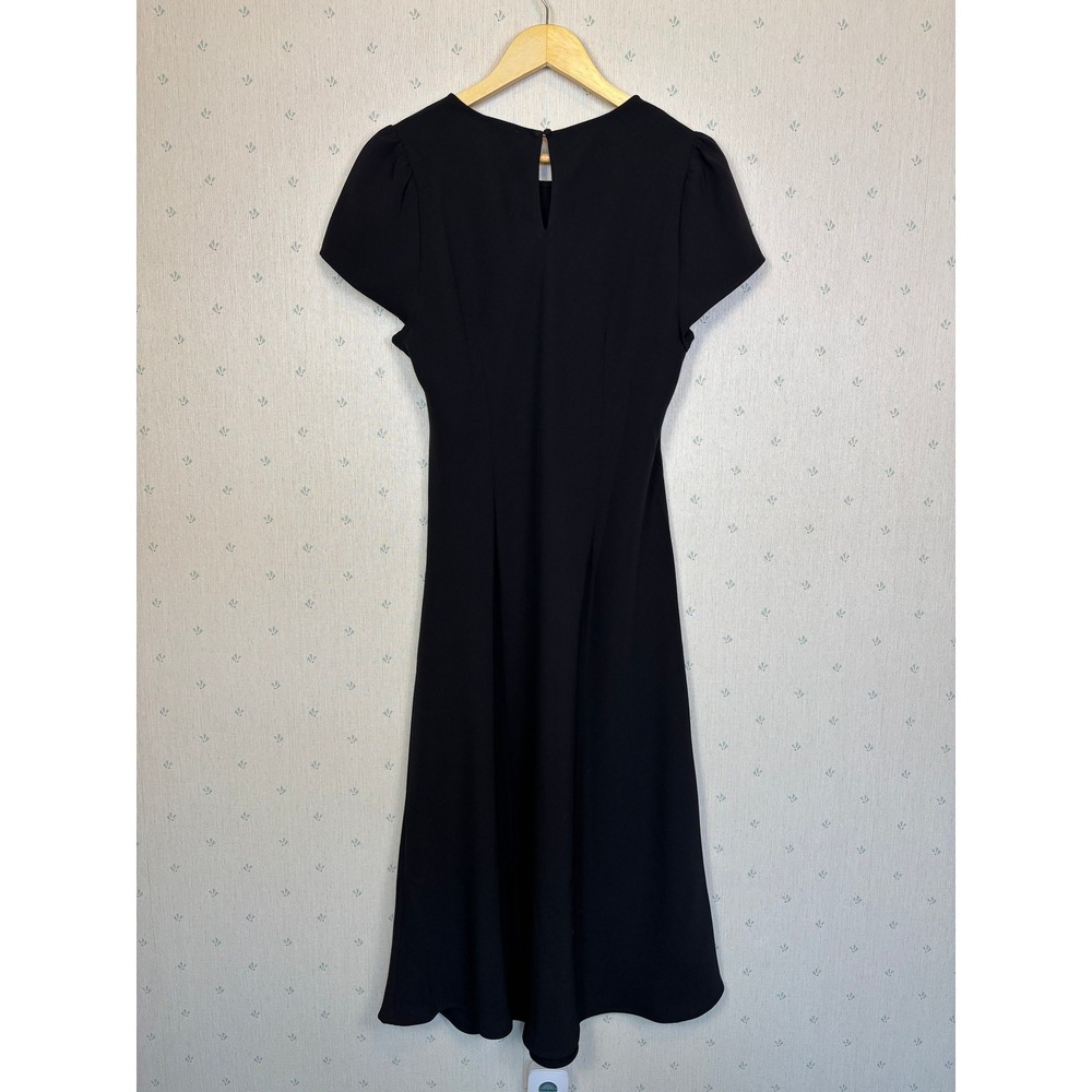 J Crew Short Sleeve Midi Slip Dress 12 Minimali Cocktail Career Quiet Luxury NWT - Picture 3 of 10